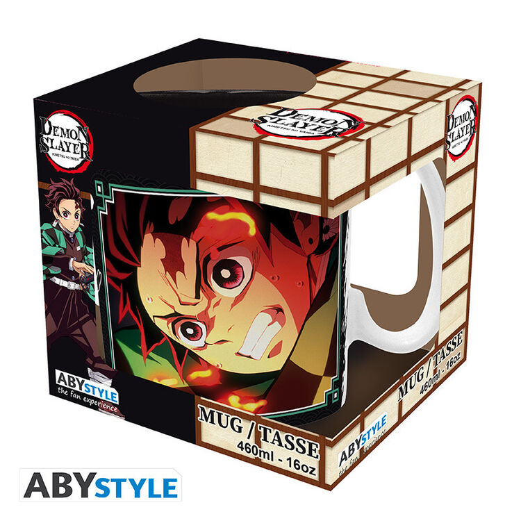 Product Demon Slayer Tanjiro black & green Mug image