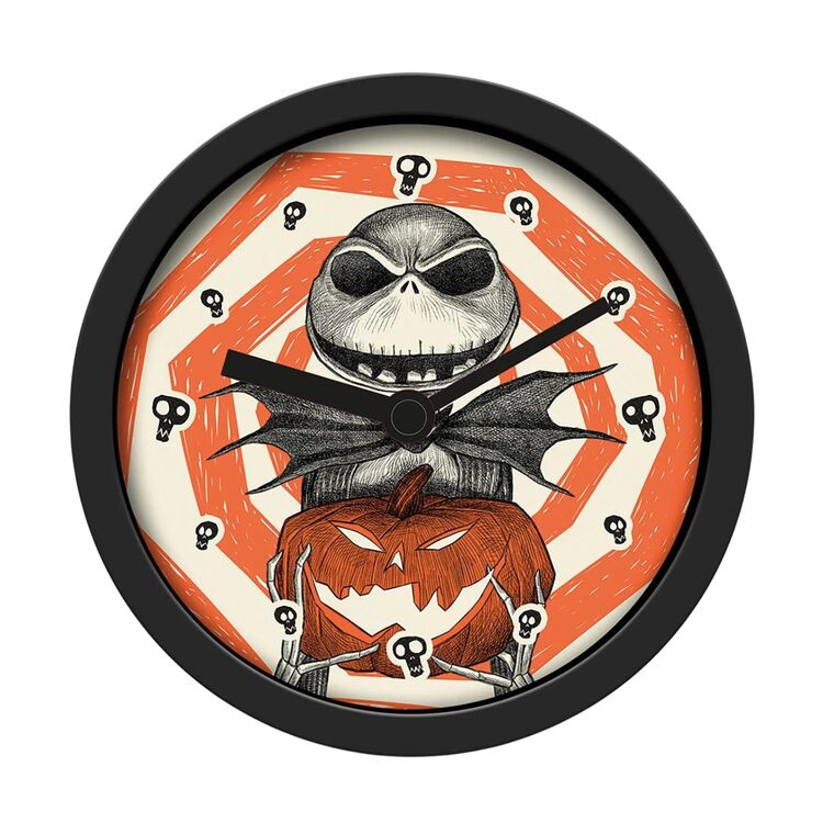 Product Disney Nightmare Before Christmas Pumkin King Desk Clock image