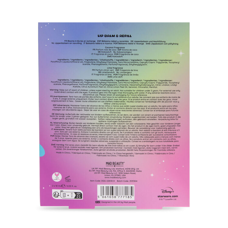 Product Star Wars Mandalorian Grogu Lip Balm and refill image