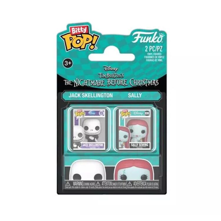 Product Funko Bitty Pop! 2-pack Disney: The Nightmare Before Christmas - Jack & Sally image