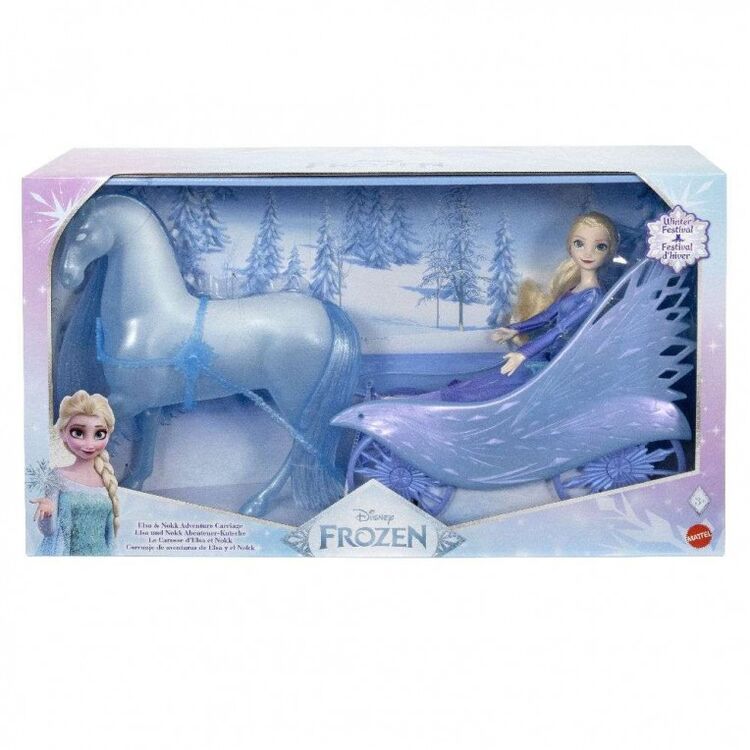 Product Mattel Disney: Frozen Fashion Dolls - Elsa & Nokk Adventure Carriage (JBG56) image