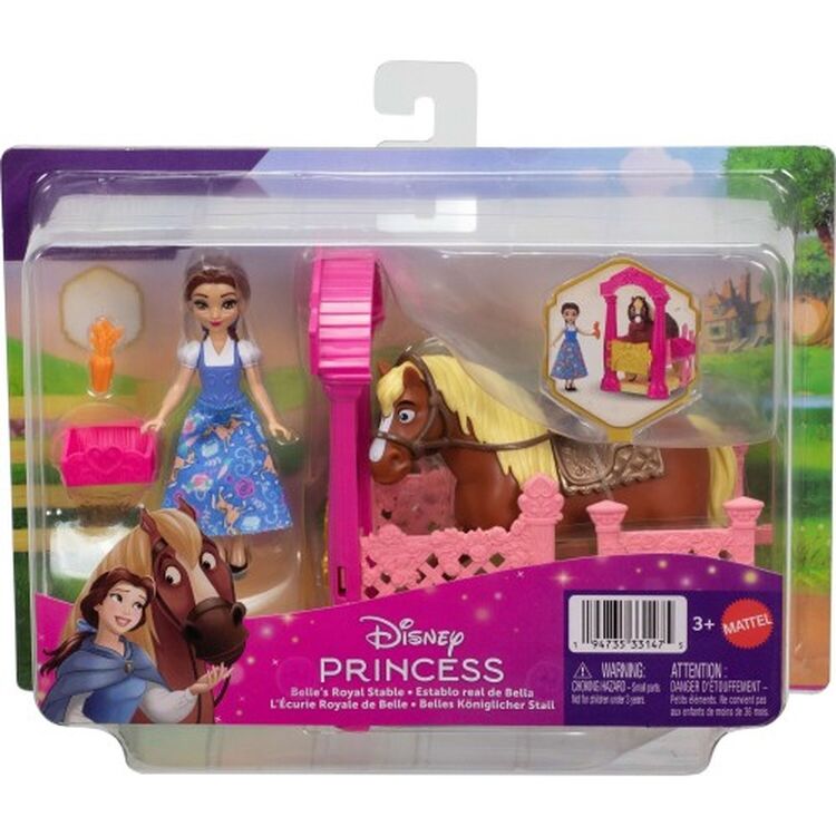 Product Mattel Disney Princess: Storytime Stackers - Belle's Royal Stable Playset (JHH09) image