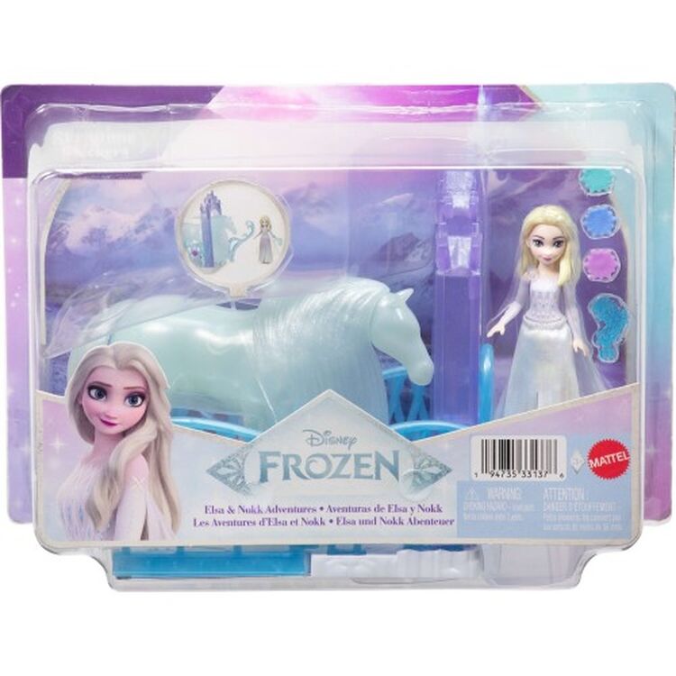 Product Mattel Disney Princess: Storytime Stackers - Elsa & Nokk Adventures Playset (JHH08) image