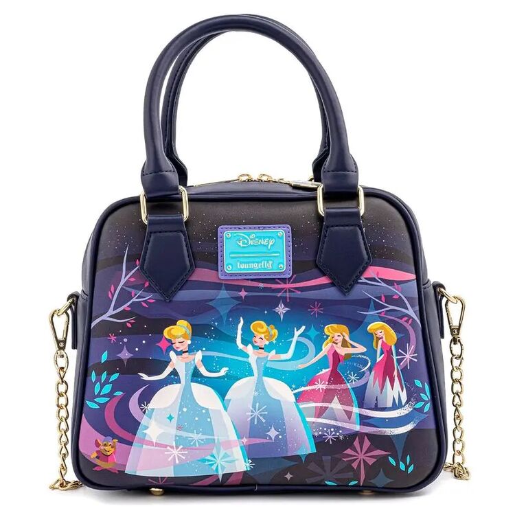 Product Loungefly Disney Cinderella Castle Series Chan Strap Crossbody Bag image