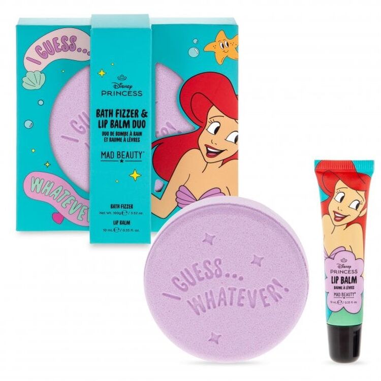 Product Bath Fizzer & Lip Balm Set Disney Princesses Express Yourself Ariel image