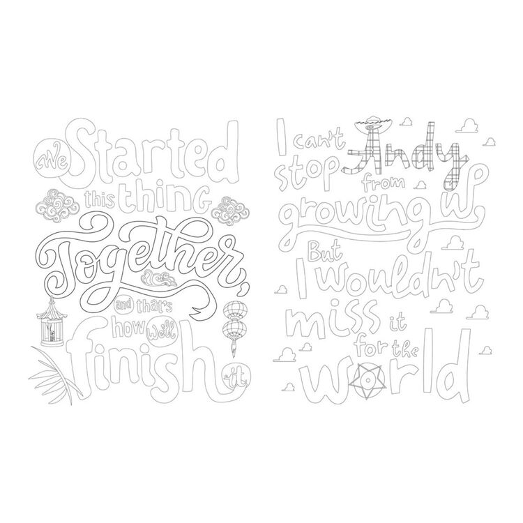 Product Βιβλίο Ζωγραφικής Disney Quotes to Live Your Life By Colouring Book : A collection of inspirational sayings and words of wisdom image