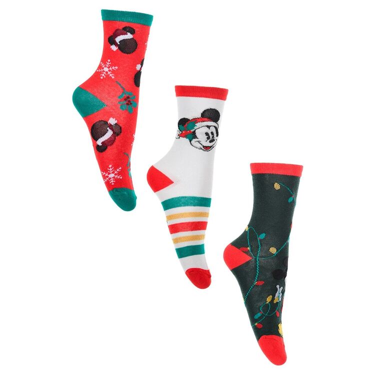 Product Κάλτσες 3τμχ Disney Mickey Christmas Socks 3pk image