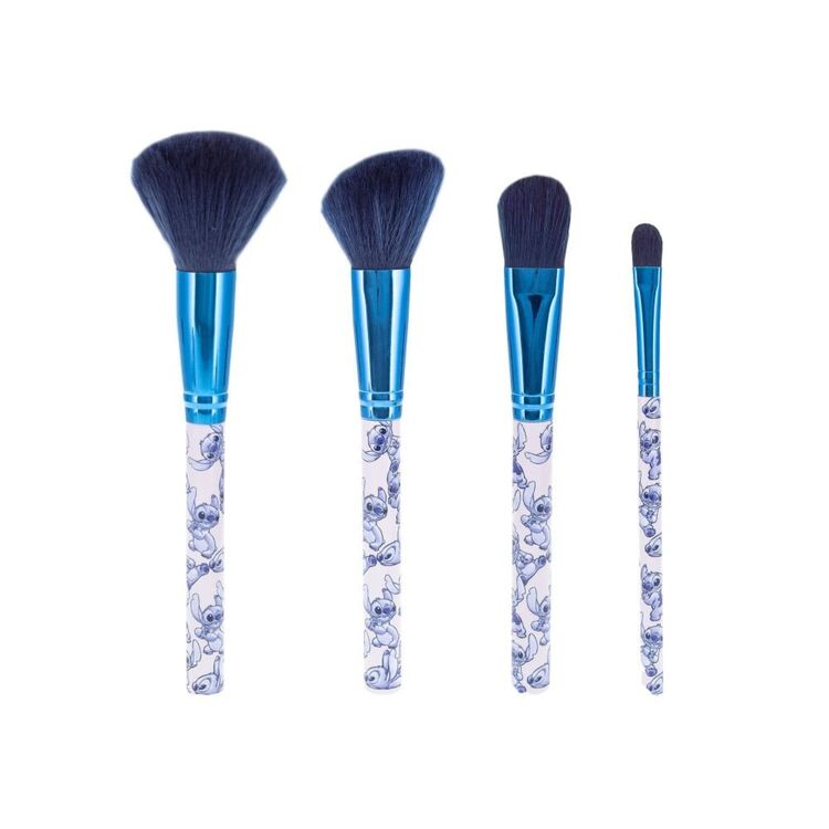 Product Disney Stitch Denim Cosmetic Brush Set image