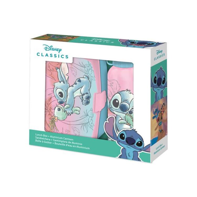 Product Disney Stitch Lunch Box and Aluminium Bottle Set image