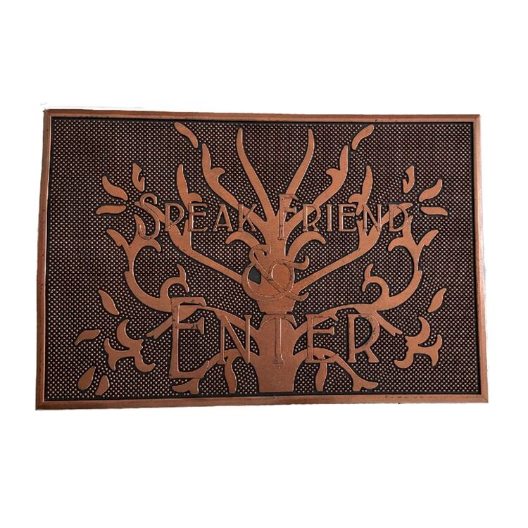 Product Lord of The Rings Speak Friend and Enter Rubber Doormat image