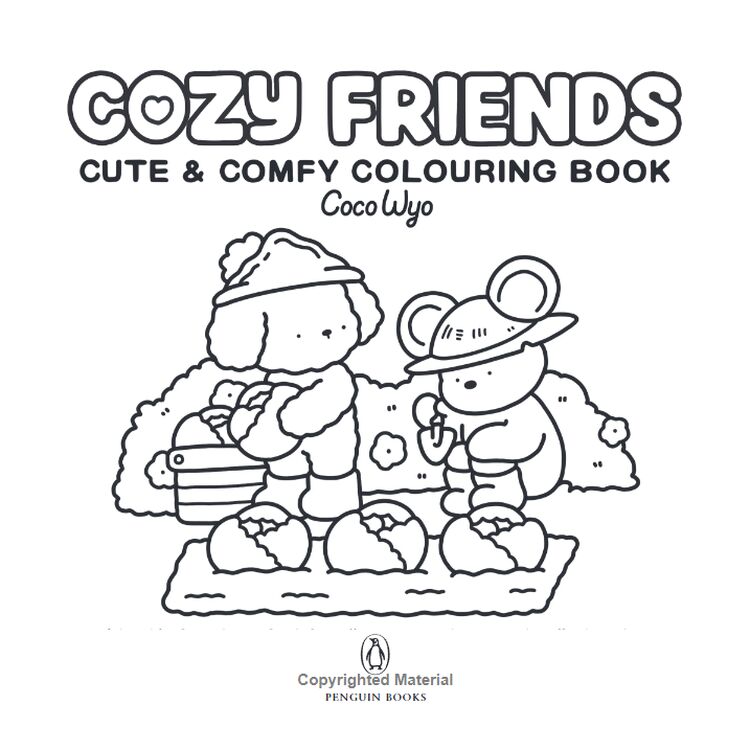 Product Βιβλίο Ζωγραφικής Coco Wyo Cozy Friends image