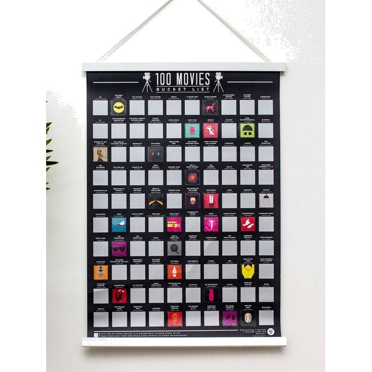 Product 100 Movies Scratch Poster image