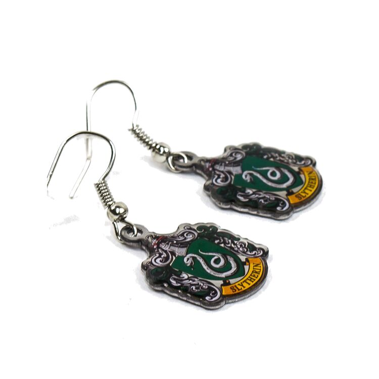 Product Harry Potter Slytherin Crest Earrings image
