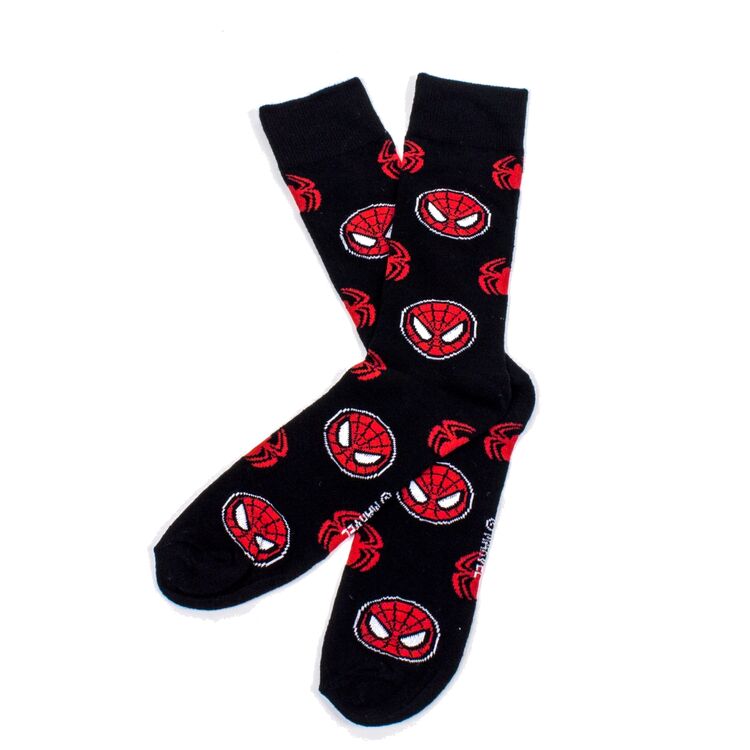 Product Marvel Spider-Man Mask & Logo Socks image