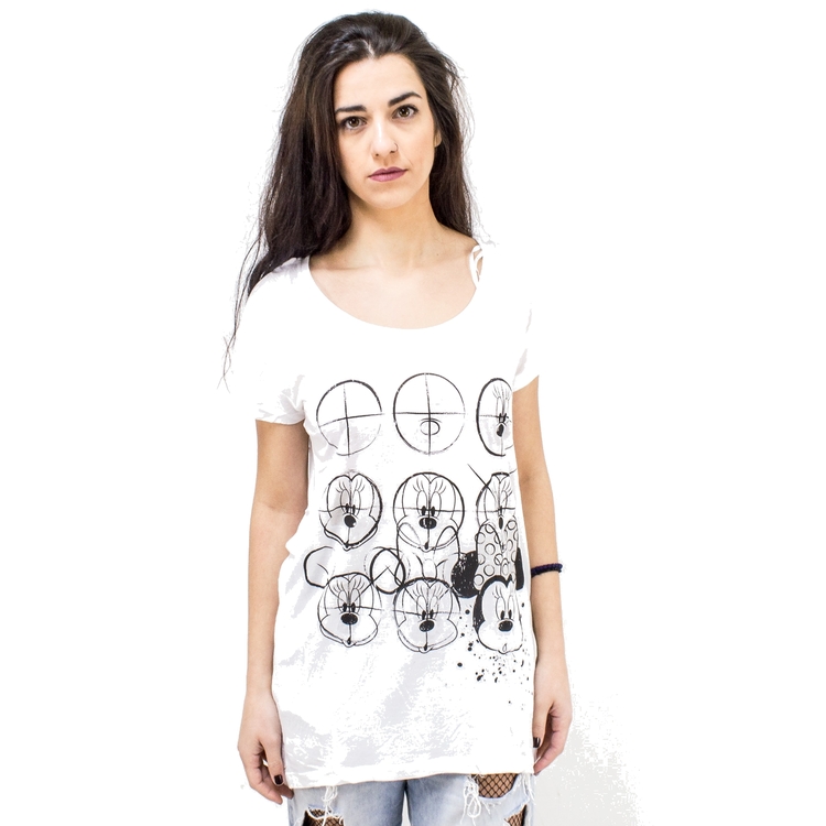 Product Minnie Mouse Scetch T-shirt image