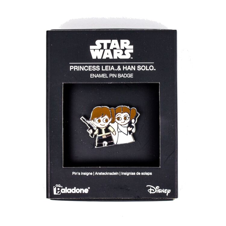 Product Star Wars Han Solo & Princess Leia Enamel Pin image
