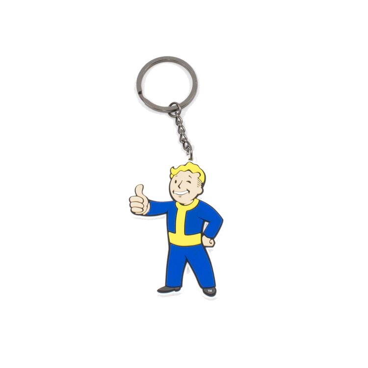 Product Fallout 4 Vault Boy Approves Keychain image