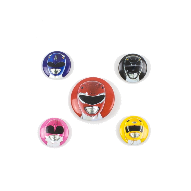Product Power Rangers 5-pack Pin Badges image