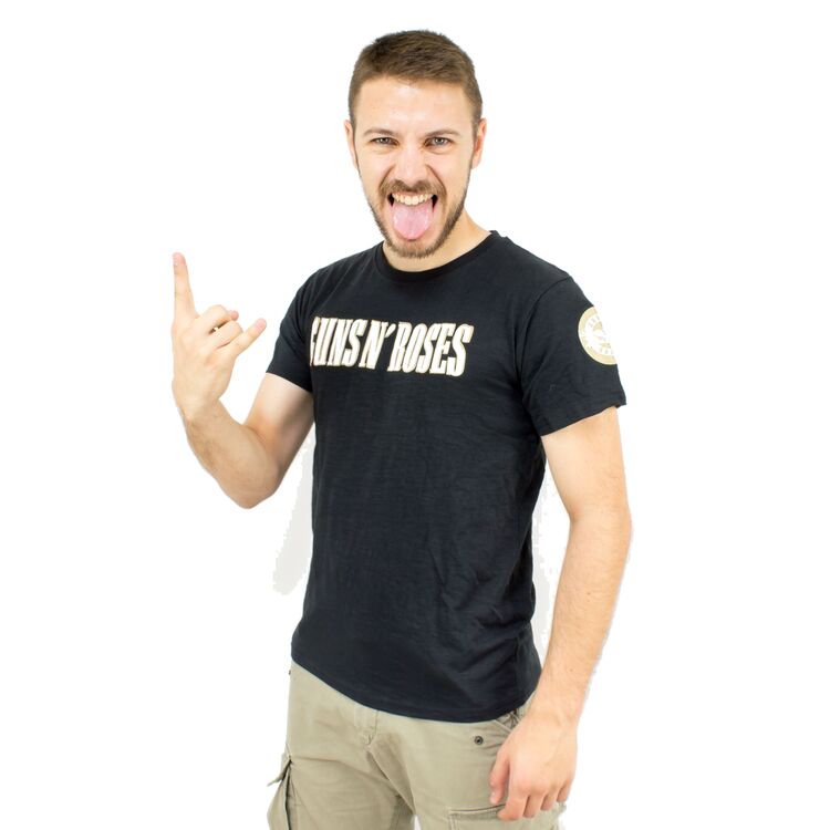 Product Guns N' Roses Logo with Patch T-Shirt image