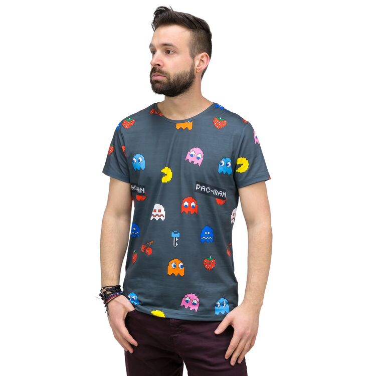 Product Pac-man All Over Characters T-Shirt image