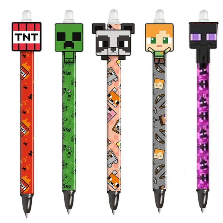 Product Minecraft Erasable Gel Pen (Random/ 1pcs) image