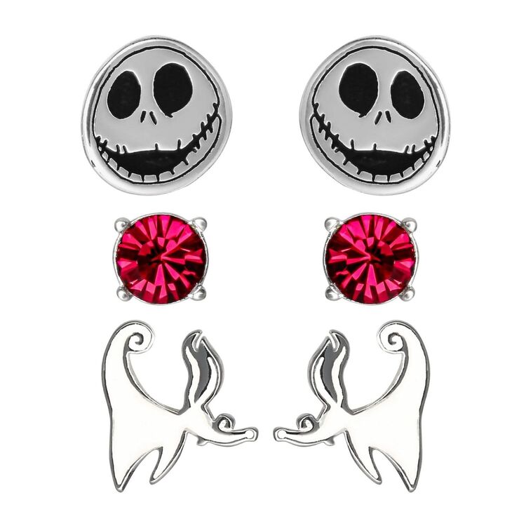 Product Disney Nightmare Before Christmas Jack 3 Pairs of Studs Earrings image