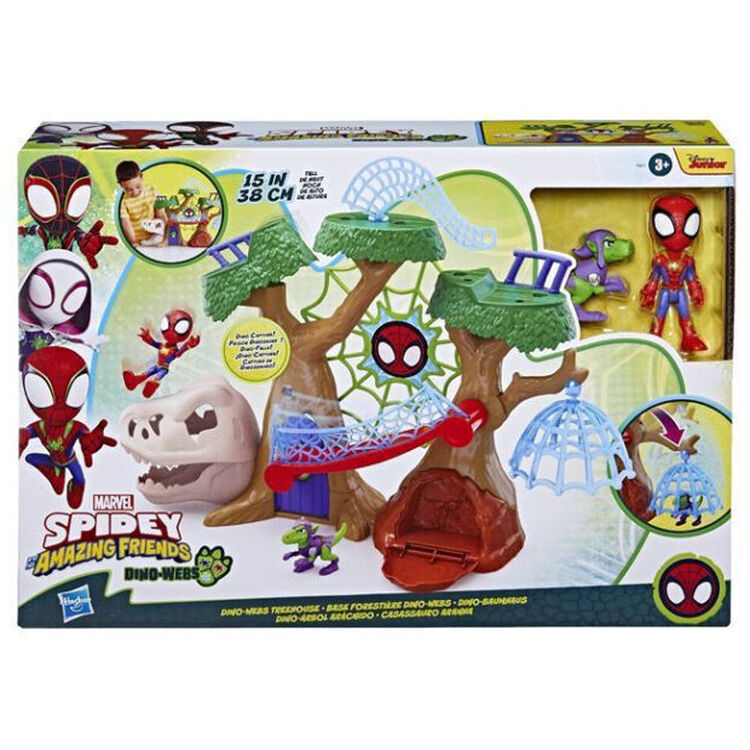 Product Hasbro Marvel: Spidey And His Amazing Friends - Dino Webs Treehouse Playset (F9477) image