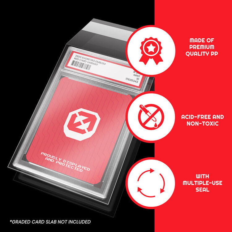 Product Θήκες για Κάρτες EVORETRO Sleeves For PSA Graded Card 100τμχ image