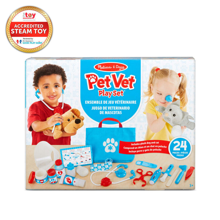 Product Melissa & Doug Pretend Play: Non-Wood  - Pet Vet Playset (6074883) image