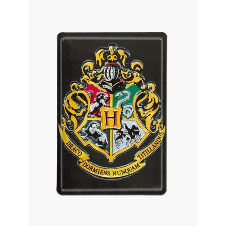 Product Harry Potter 3D Tin Sign Hogwarts  image