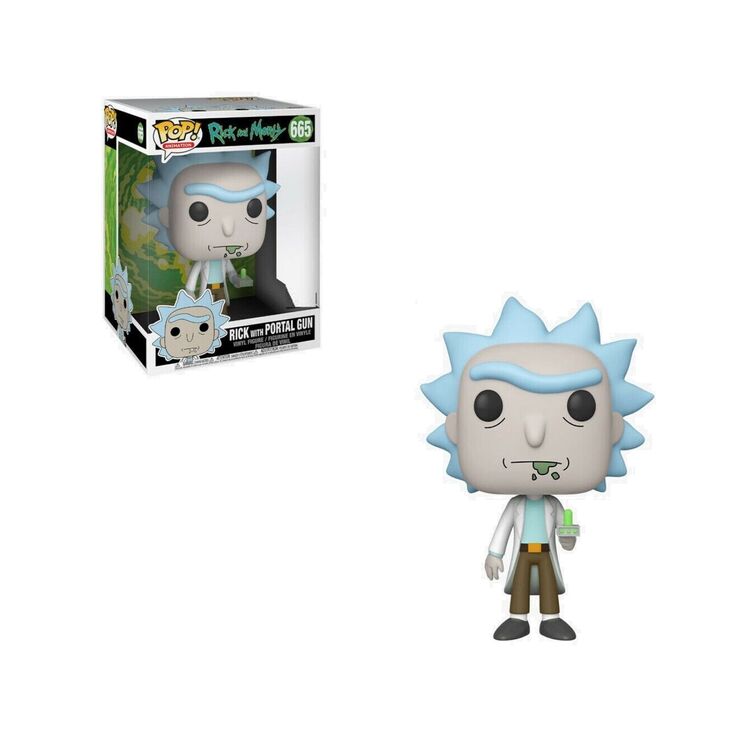 Product Funko Pop! Rick and Morty Rick with Portal Gun (25cm) image