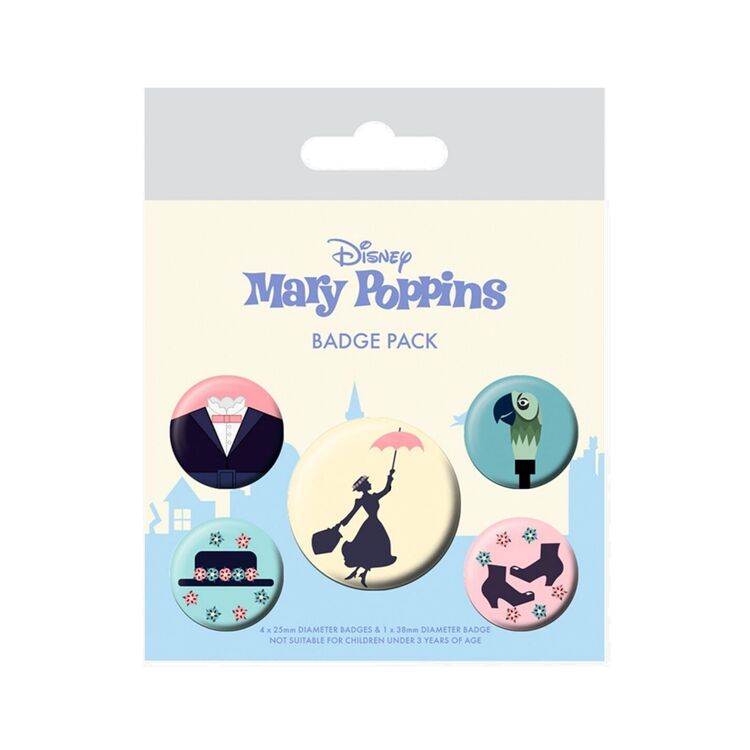 Product Disney Mary Poppins Badge Pack image
