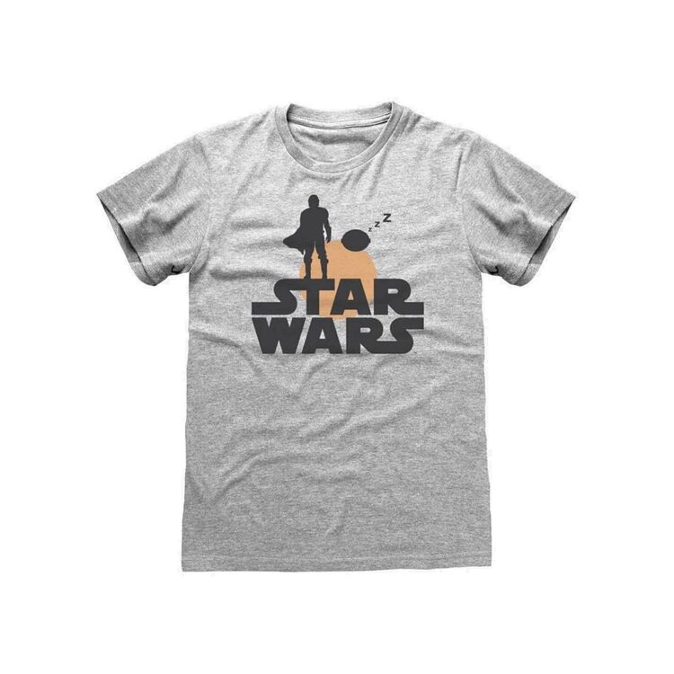 Product Star Wars The Mandalorian T-Shirt Silhouette image