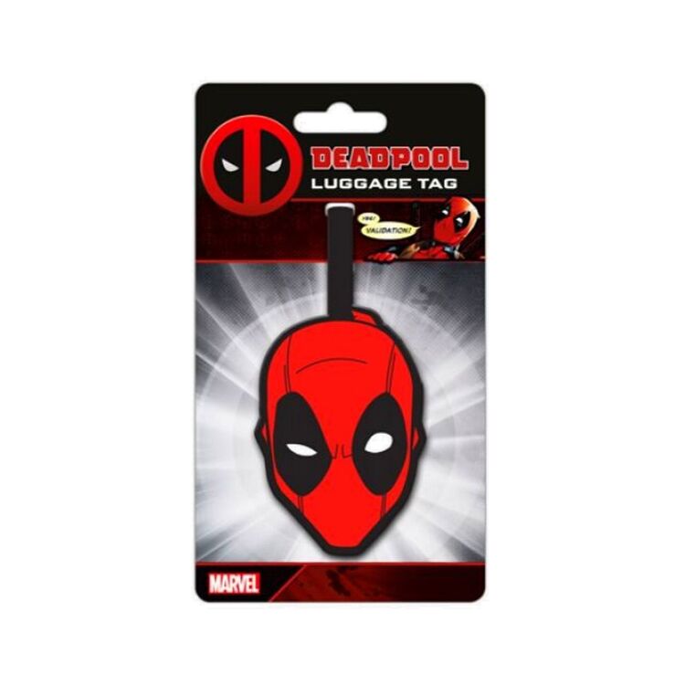 Product Marvel Deadpool Head Luggage Tag image