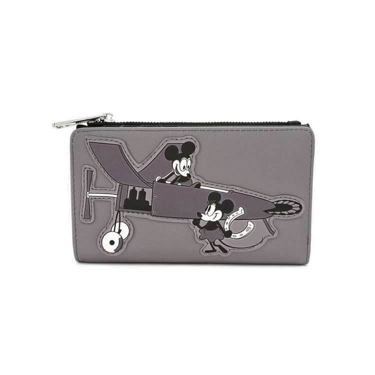 Product Loungefly Disney Mickey Mouse Plane Crazy Wallet image