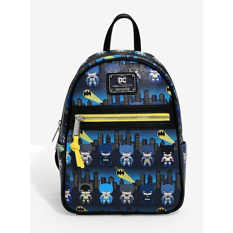 Product Loungefly DC Comics Batman 80th Anniversary Chibi Mini Backpack image