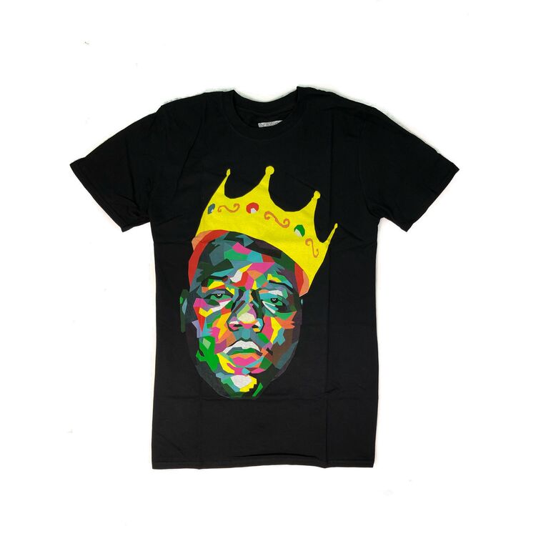 Product Biggie Crown Black T- Shirt image