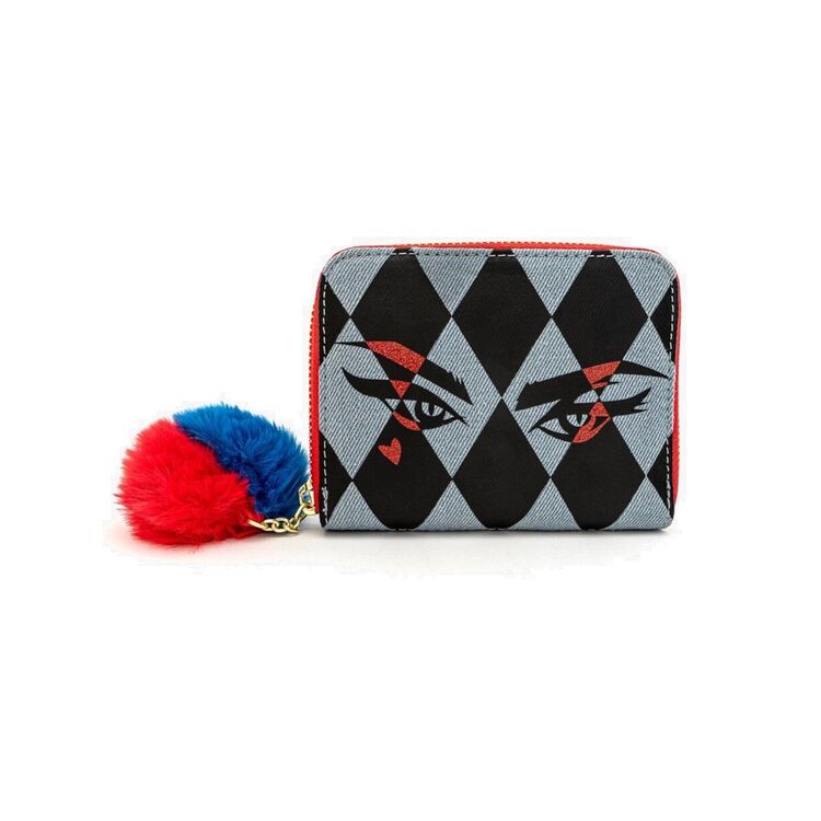 Product Loungefly Birds of Prey Harley Eyes Zip Around Wallet image