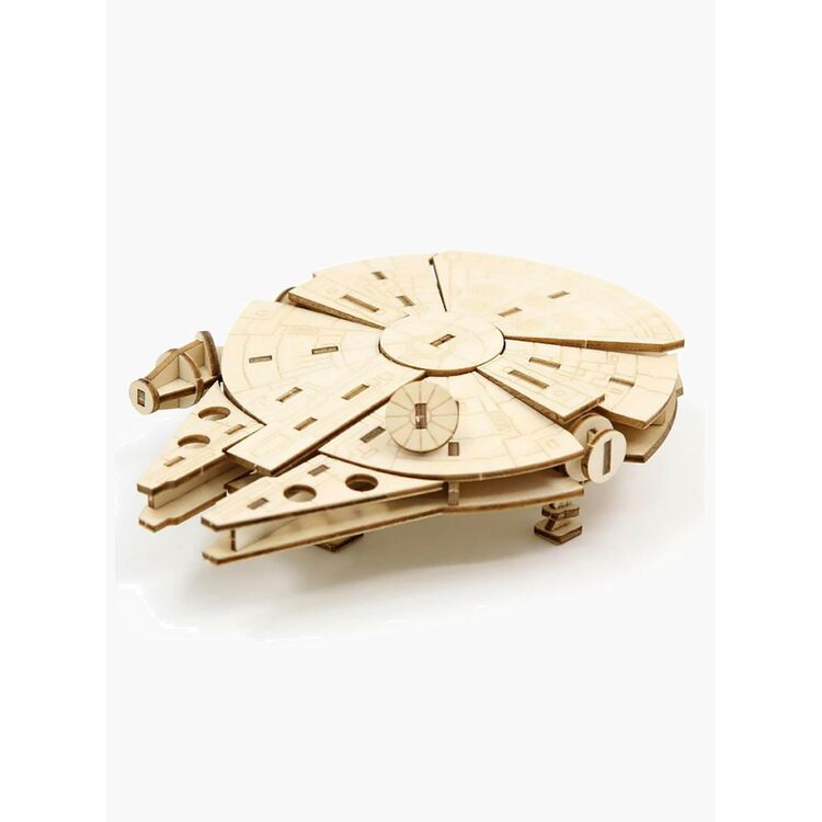 Product Star Wars IncreBuilds 3D Wood Model Kit Millenium Falcon image