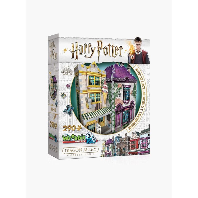 Product Harry Potter Madam Malkin’s and Florean Fortescue  Slug and Jiggers 3D Puzzle image