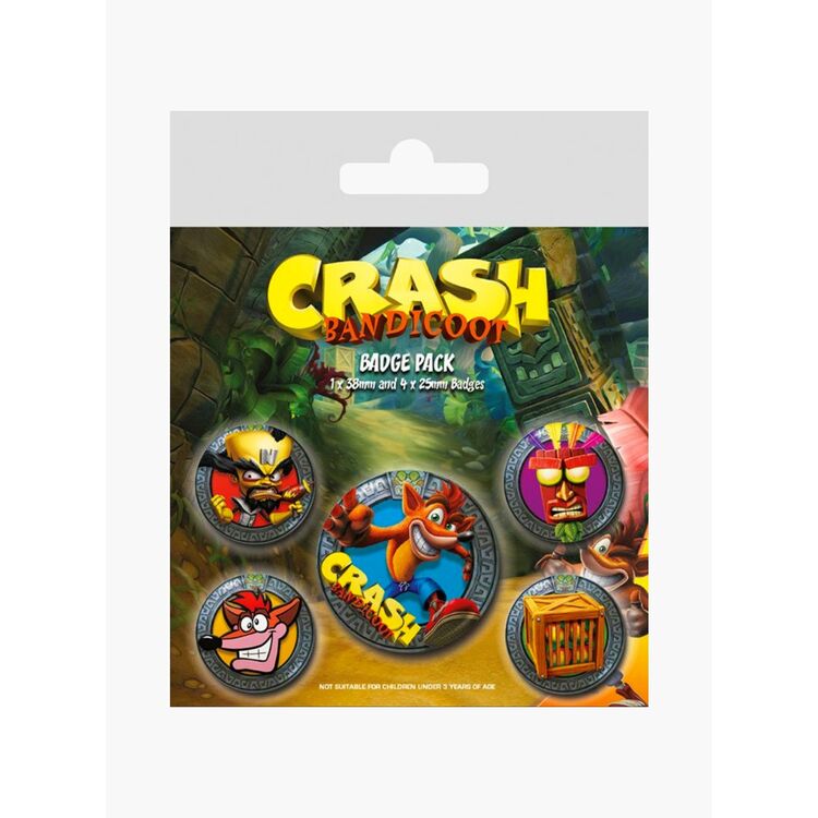 Product Crash Bandicoot Pin Badges image