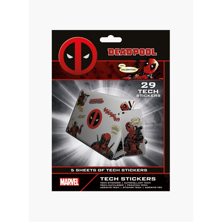 Product Marvel Deadpool Tech Stickers image