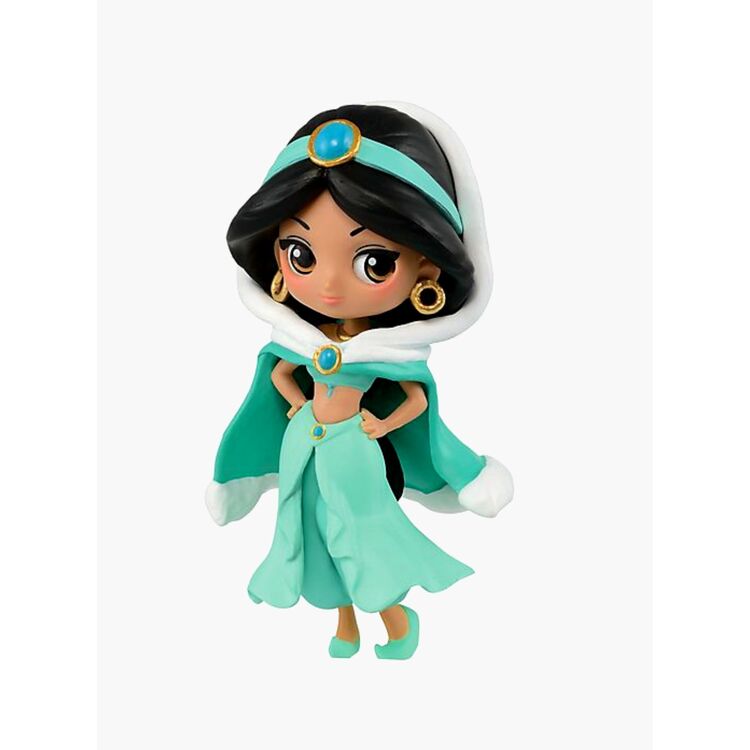 Product Disney Q Posket Petit Girls Festival Mini Figure Jasmine Winter Costume image