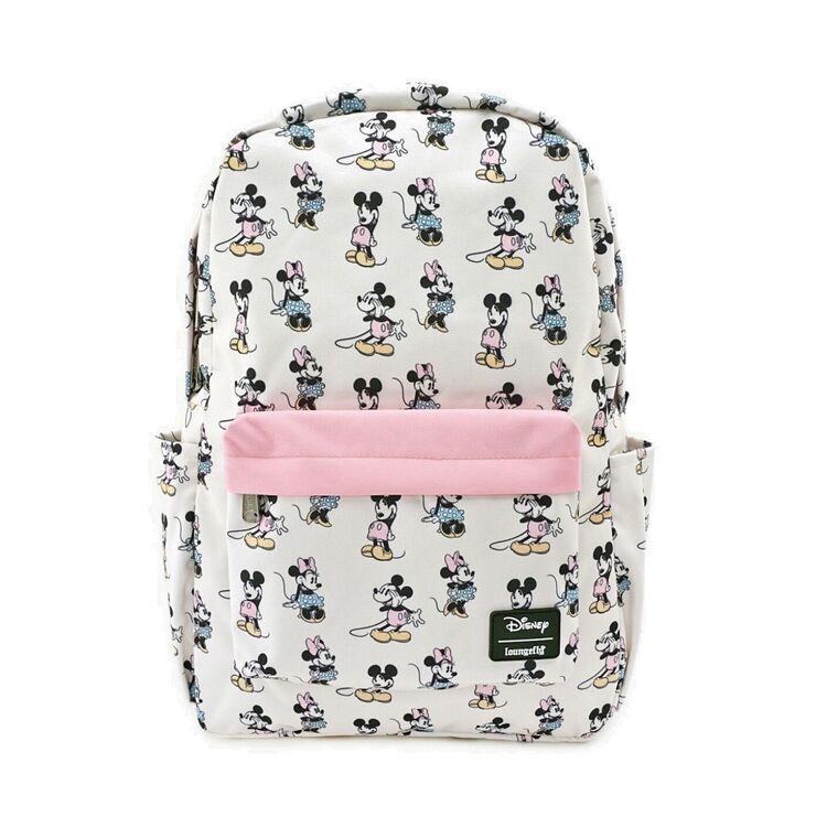 Product Loungefly Disney Mickey & Minnie Nylon Backpack image