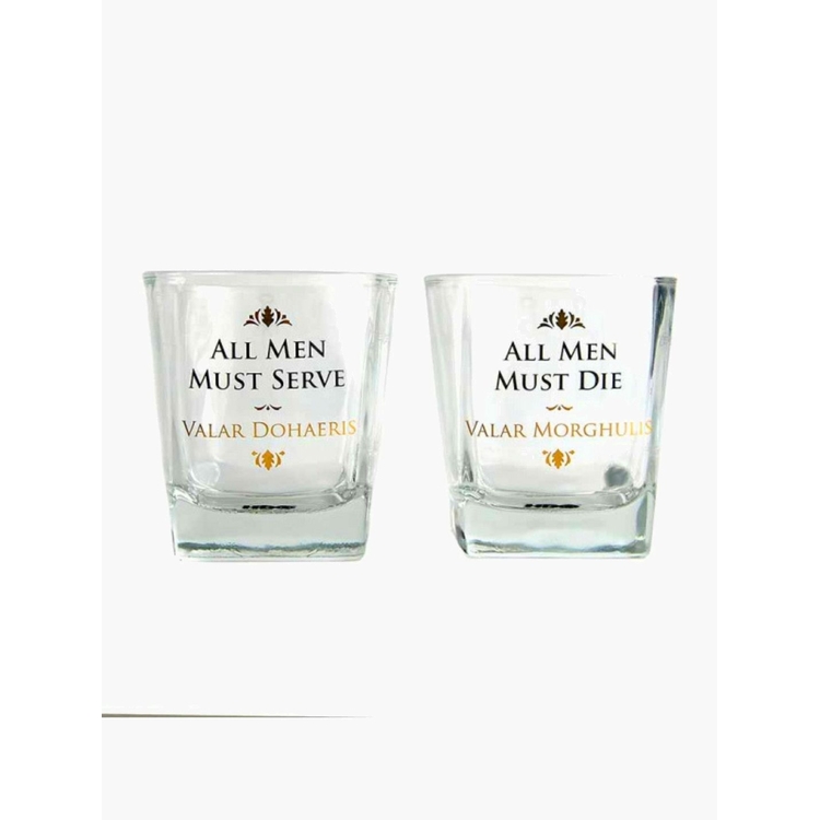 Product Game of Thrones All Men Must Die Glasses image