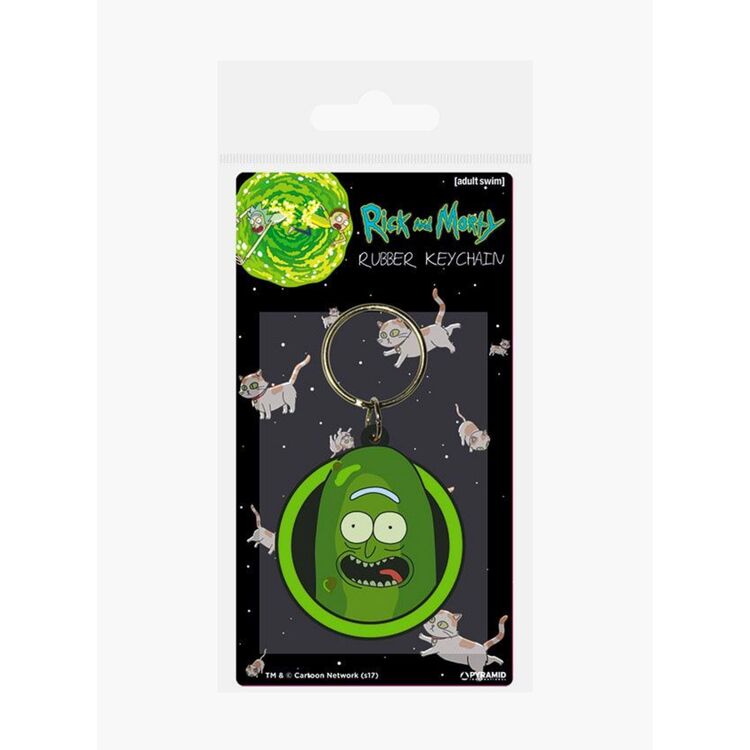 Product Rick & Morty Rubber Keychain Pickle Rick image