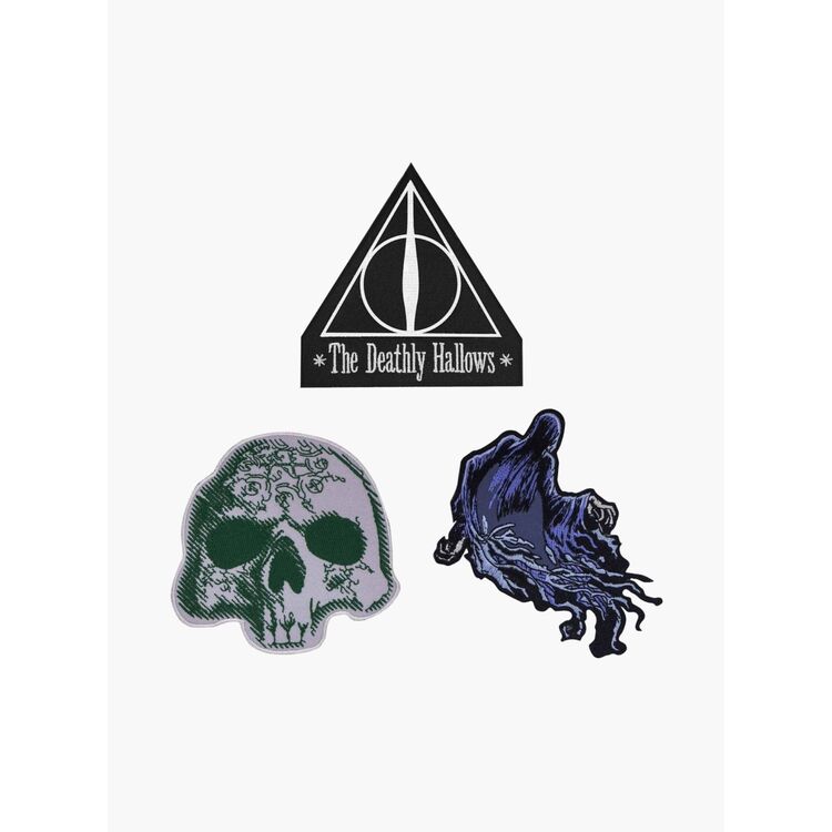 Product Harry Potter Deathly Hallows Patches (Pack of 3)  image