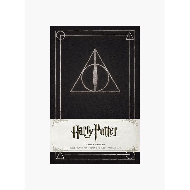 Product Harry Potter Deathly Hallows Hardcover Ruled Notebook image