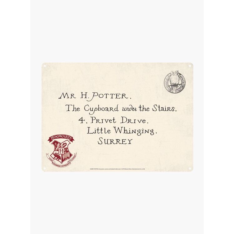 Product Harry Potter 3D Tin Sign Letters image