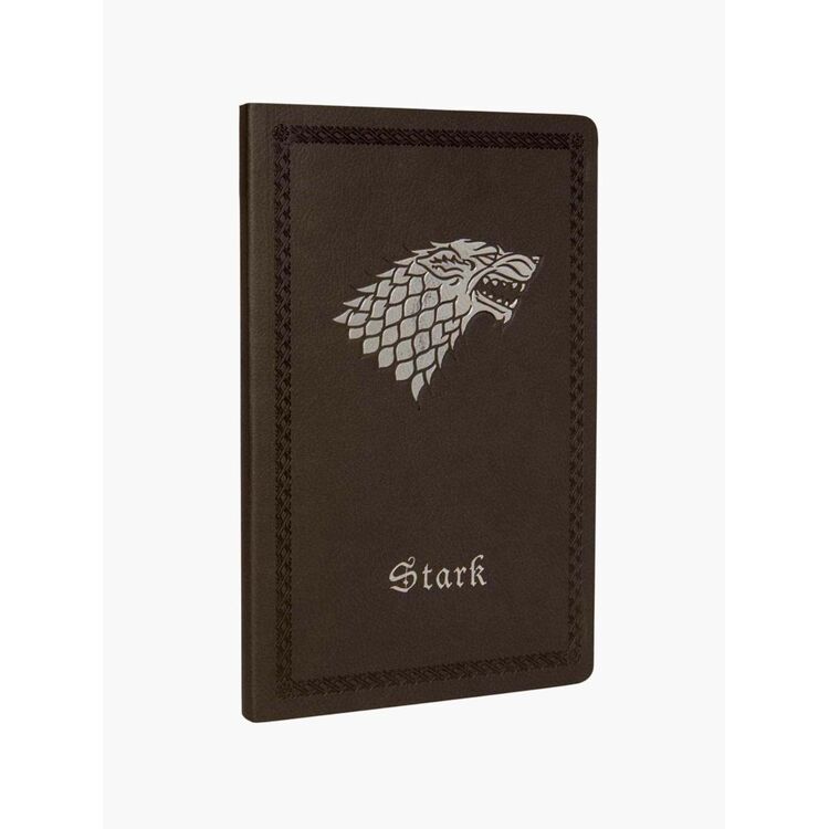 Product Game of Thrones Ruled Notebook Stark image